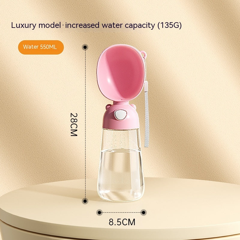 Portable Pet Water Bottle – Travel Food & Water Feeder