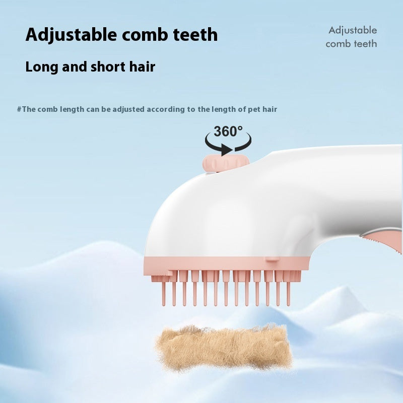 3-in-1 Pet Steam Brush – Easy Grooming & Hair Removal