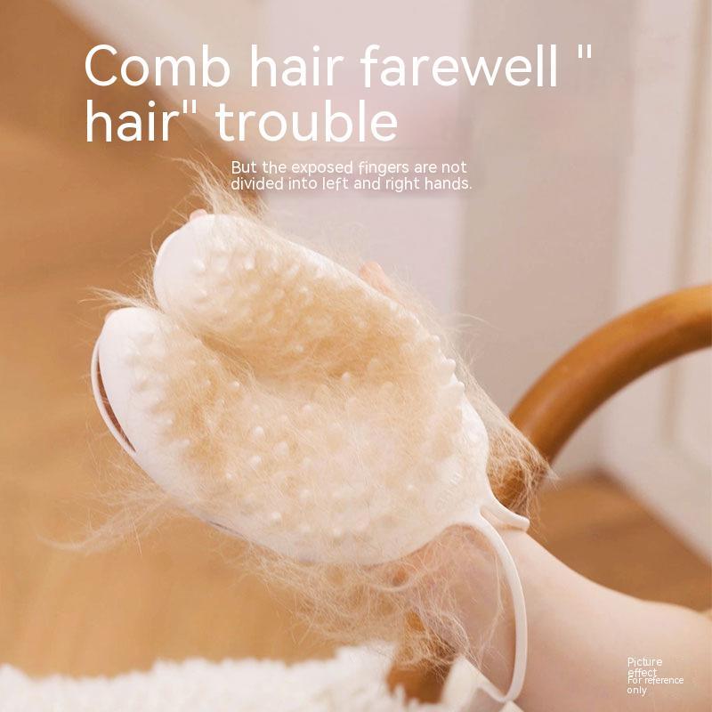 Gentle Pet Grooming Gloves 🐾
