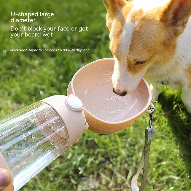 Portable Pet Water Bottle – Travel Food & Water Feeder