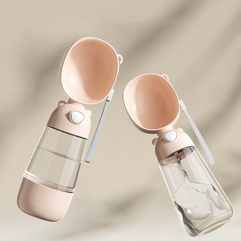 Portable Pet Water Bottle – Travel Food & Water Feeder