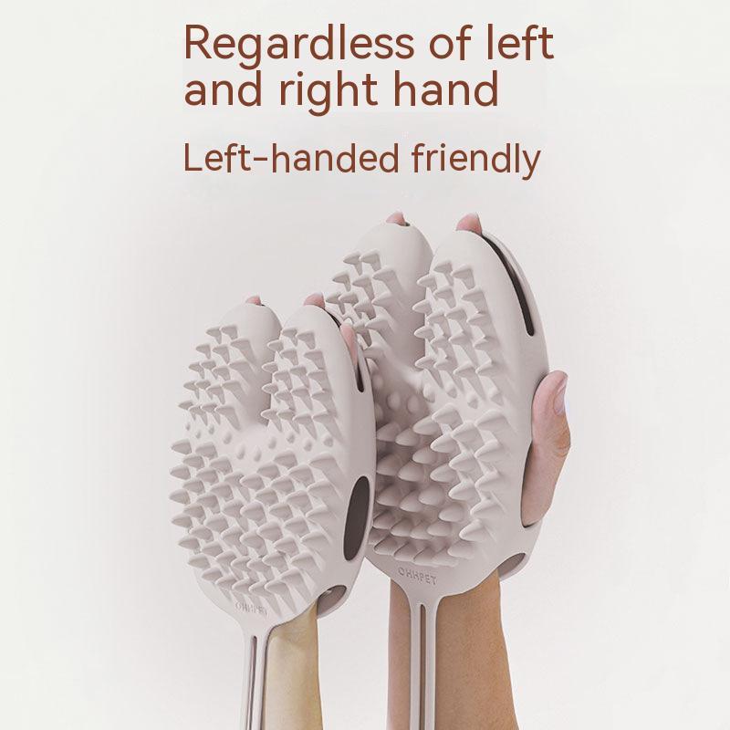 Gentle Pet Grooming Gloves 🐾