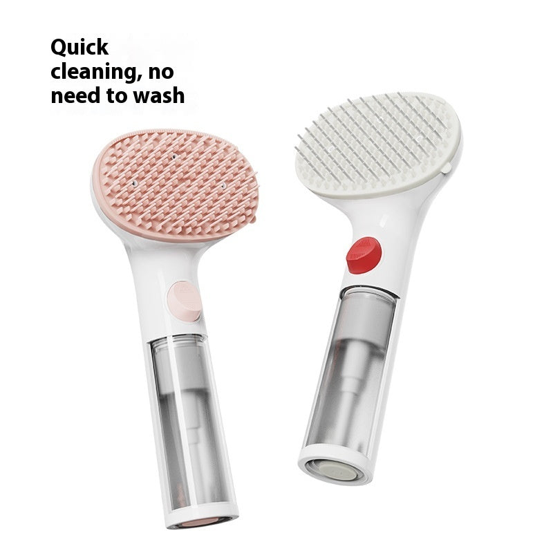 3-in-1 Pet Steam Brush – Easy Grooming & Hair Removal