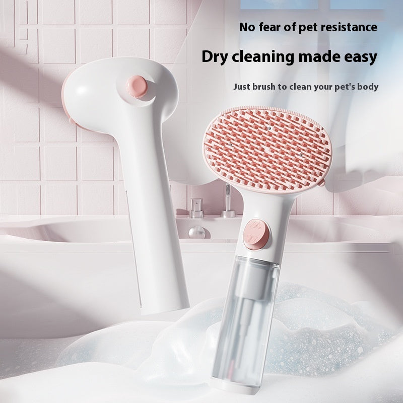 3-in-1 Pet Steam Brush – Easy Grooming & Hair Removal