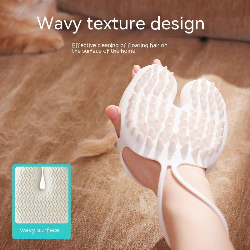 Gentle Pet Grooming Gloves 🐾