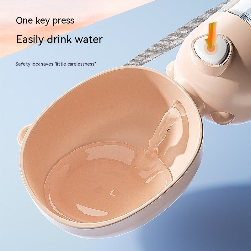 Portable Pet Water Bottle – Travel Food & Water Feeder